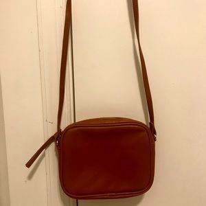 Leather brown satchel